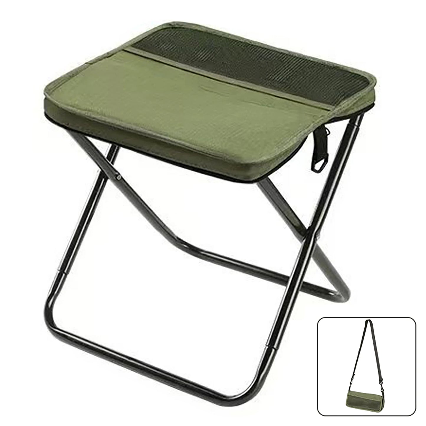TrekSeat Mini+ | Foldable Backpack Stool with Carry Bag – Lightweight & Heavy-Duty