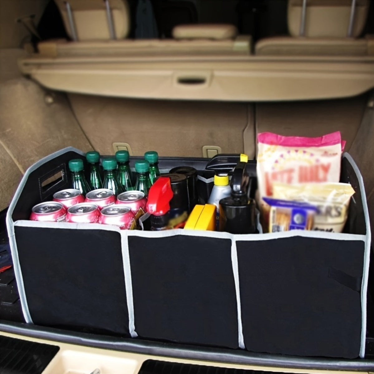 Car Trunk Organizer - Large Capacity & Foldable Design