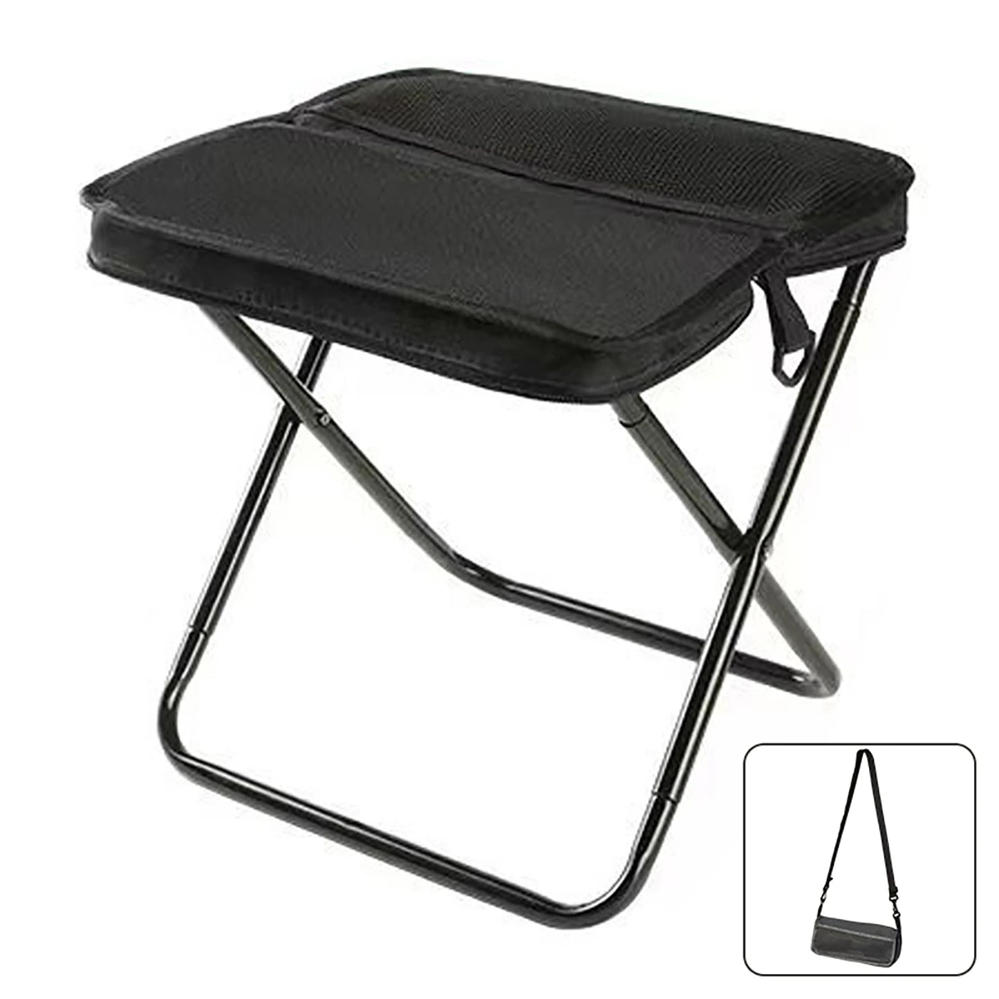 TrekSeat Mini+ | Foldable Backpack Stool with Carry Bag – Lightweight & Heavy-Duty