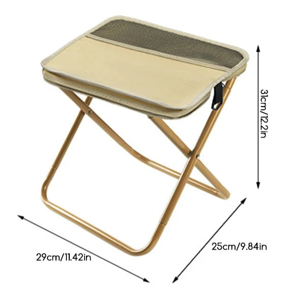 TrekSeat Mini+ | Foldable Backpack Stool with Carry Bag – Lightweight & Heavy-Duty